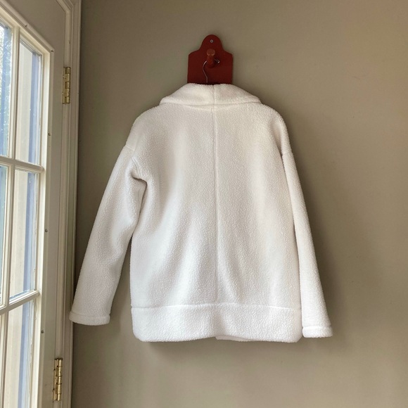 Vineyard Vines Sherpa Marshmallow Open Front Cardigan S - Picture 6 of 12